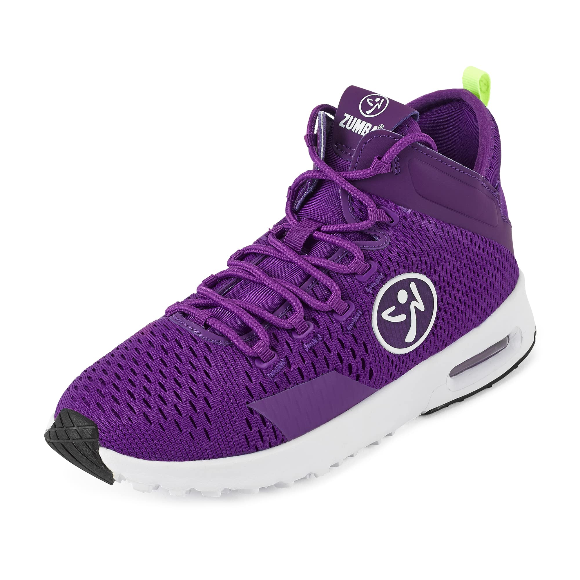ZUMBA Air Funk Women's Dance Shoes - Mid-Top Fitness Sneakers for Zumba, Aerobics & Dance Workouts | Lightweight & Breathable for Gym & Studio Use