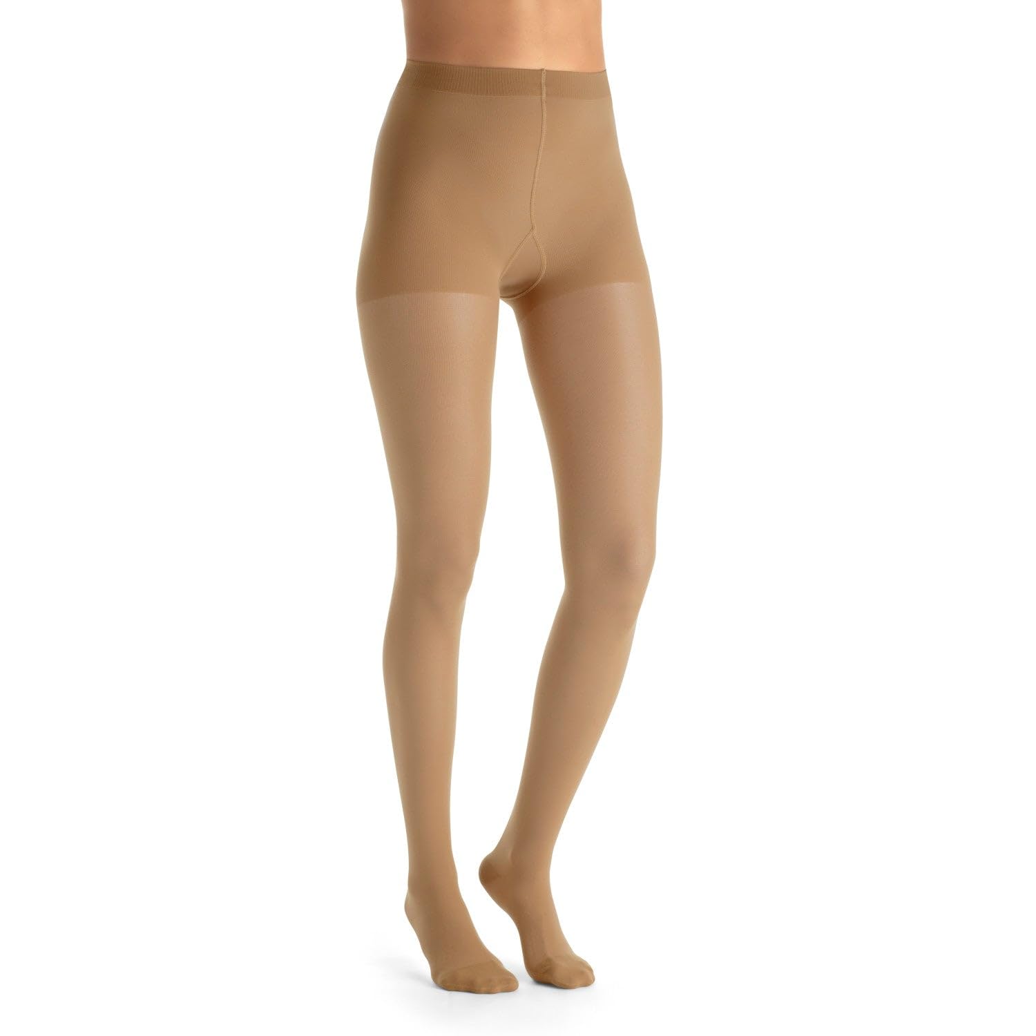 BSN Medical/Jobst 119154 Ultra Sheer Waist-High Compression Stockings 30-40 mmHg Closed Toe Large Sun Bronze - Perfect for Varicose Veins, Edema & Post-Surgery Recovery