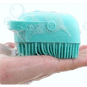 Exfoliating Silicone Body Brush for Shower - Soft Skin Massage & Cleansing Brush for Men, Women & Kids - Multi-Color Bath Brush for Spa, Exfoliation & Relaxation at Home