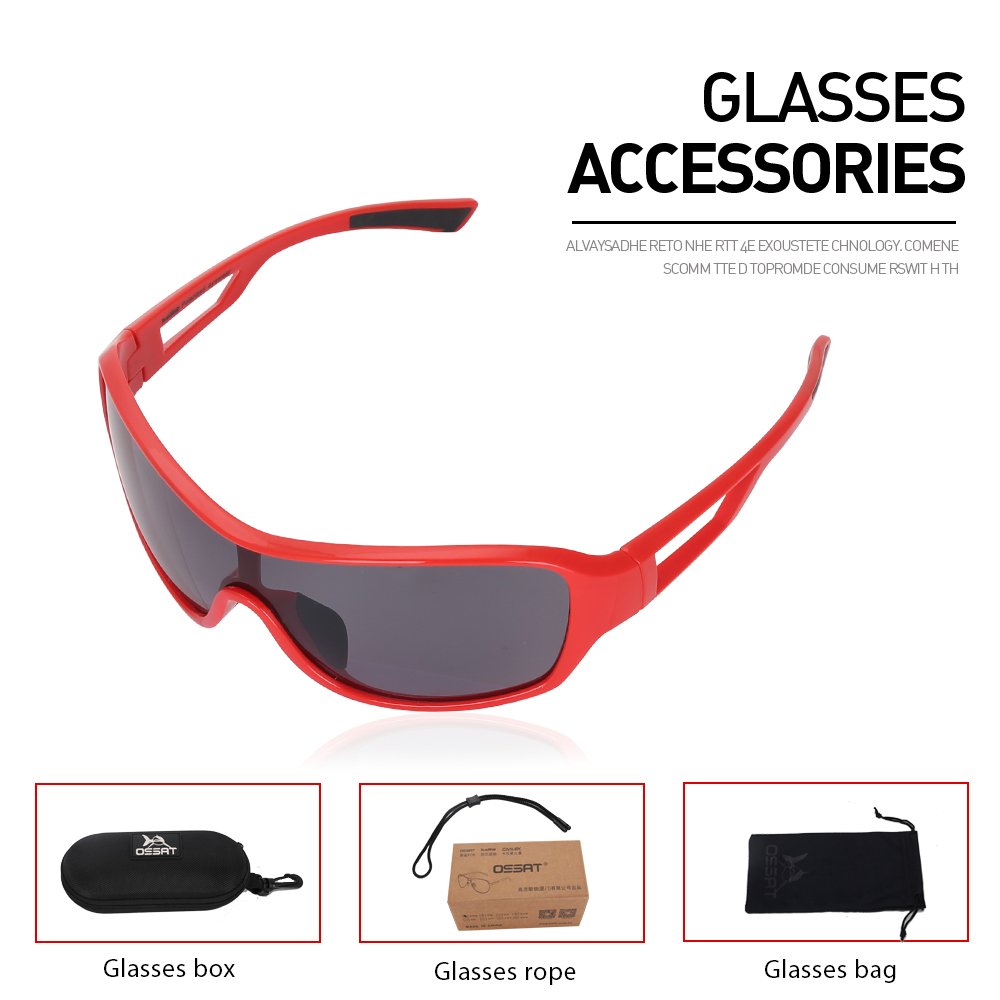 Polarized Sports Sunglasses for Men & Women - UV Protection, Lightweight & Durable for Fishing, Hiking, Baseball, Running & Outdoor Activities | Perfect for Adventure & Everyday Use