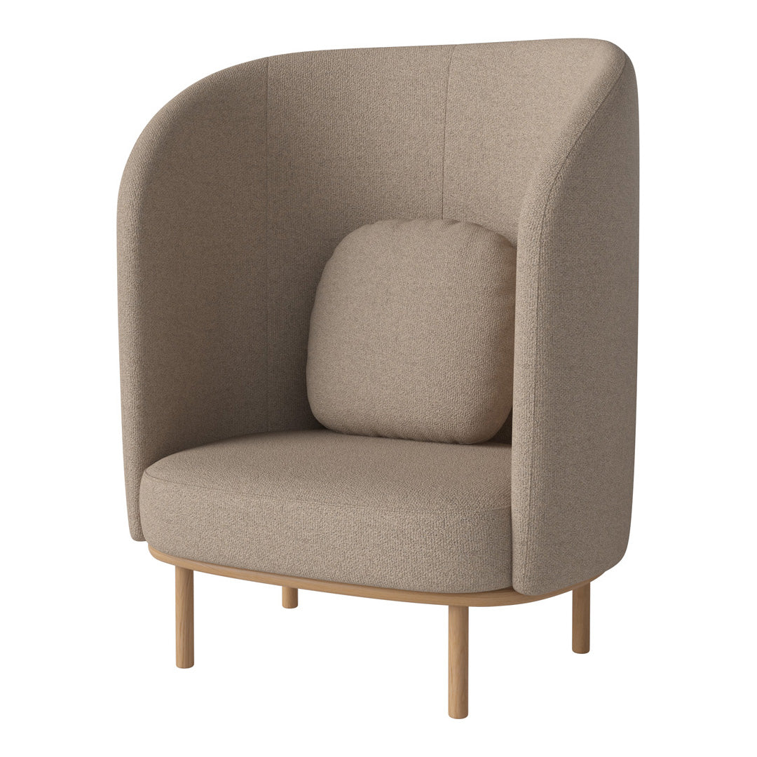 Fuuga Modern Nesting Armchair Set of 2 - Space Saving Stackable Lounge Chairs for Small Living Room, Bedroom or Office - Comfortable Accent Seating for Home Decor