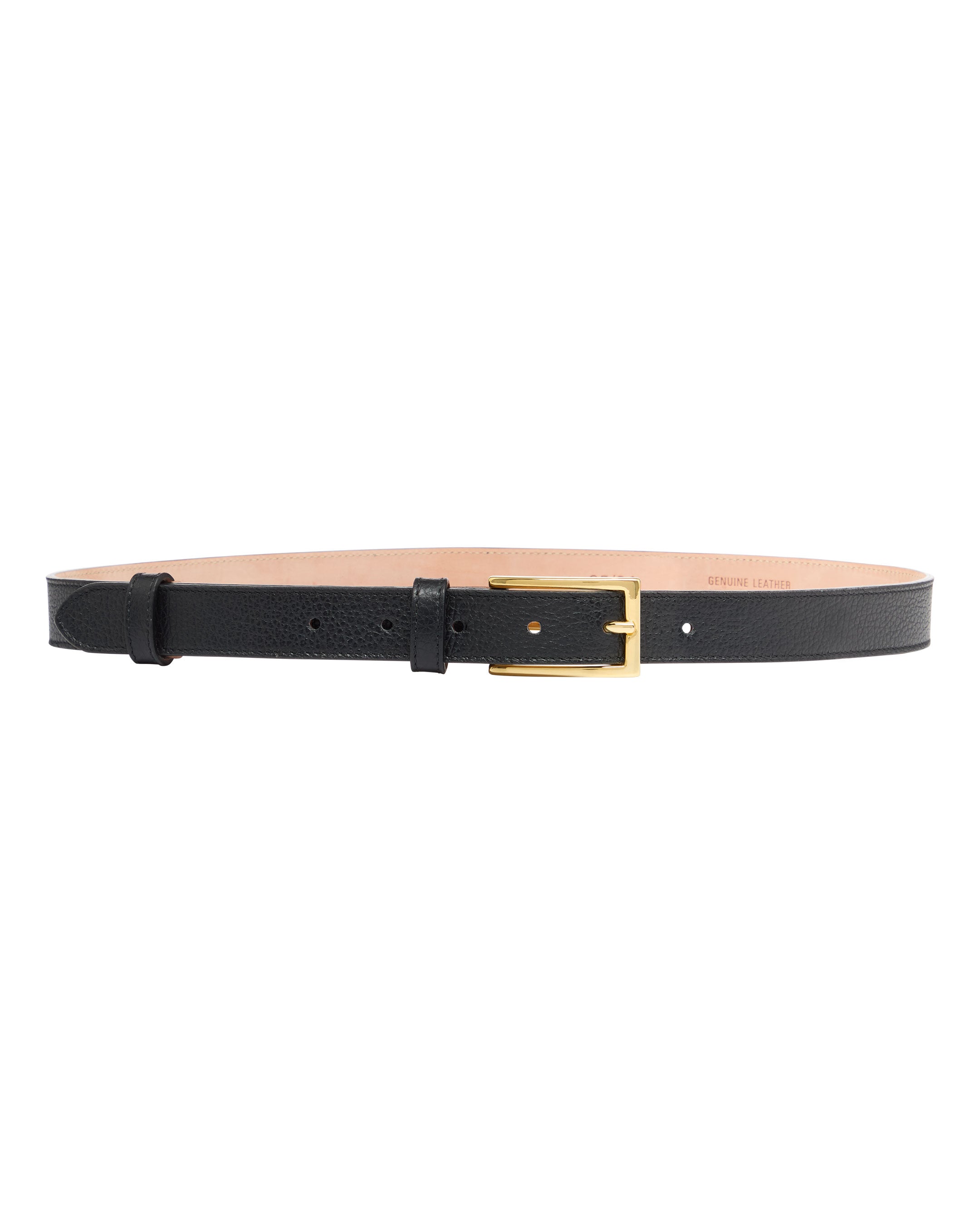 Premium Genuine Leather Women's Belt - Black - Stylish & Durable Waistband for Casual, Office & Formal Outfits