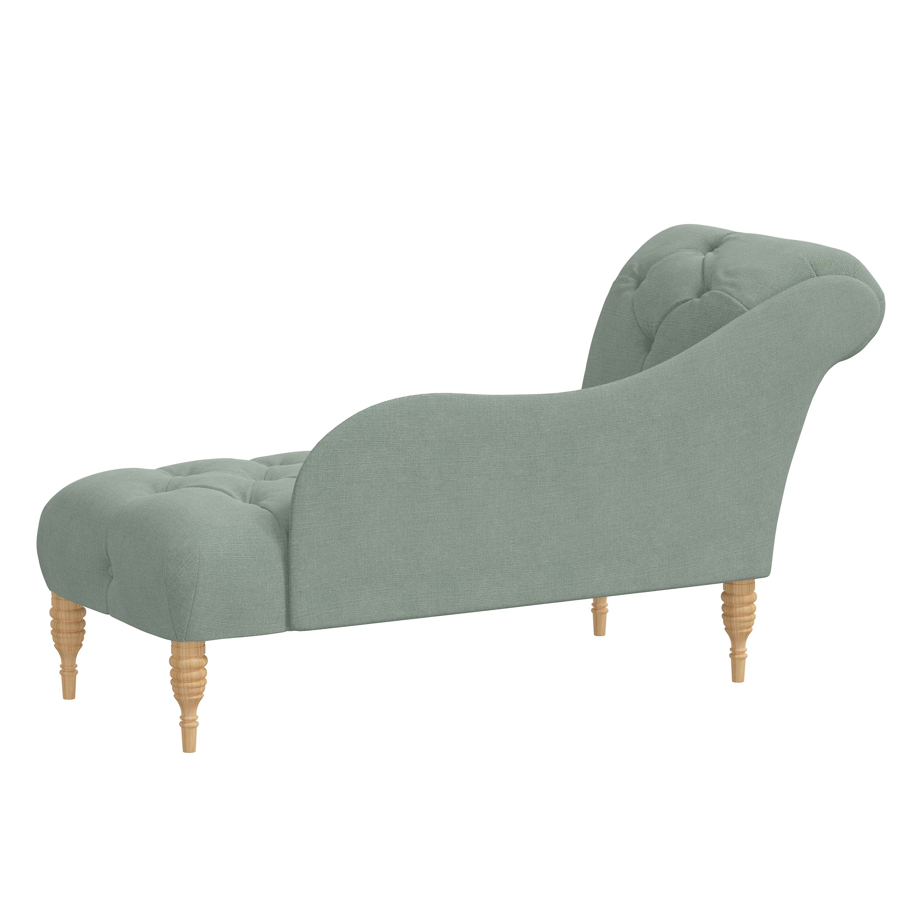 Rowen Chaise Lounge Chair - Modern Accent Furniture for Living Room, Bedroom & Patio - Stylish Upholstered Seating with Wooden Legs - Perfect for Relaxing, Reading & Decorating Your Home