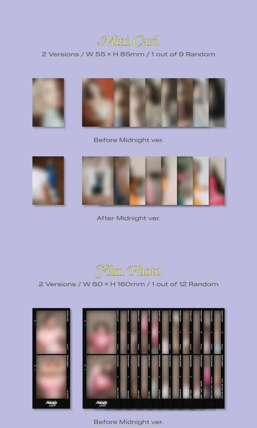 FROMIS_9 [MIDNIGHT GUEST] 4th Mini Album - 2CD Set with Limited Unfolded Poster, 2 Photo Books, Postcards & Collectibles (K-Pop Music Gift for Fans) - Perfect for K-Pop Collections, Birthday Gifts & Fan Meetings