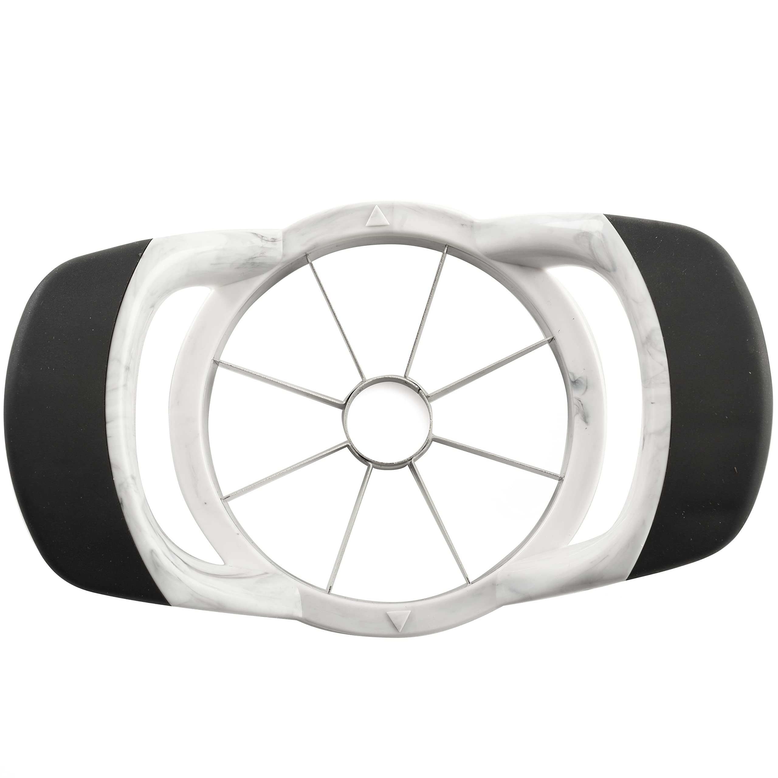 Norpro Grip-EZ Apple Corer and Fruit Wedger - Stainless Steel Blade with Non-Slip Marble Handle - Perfect for Making Apple Slices, Fruit Salads, and Healthy Snacks