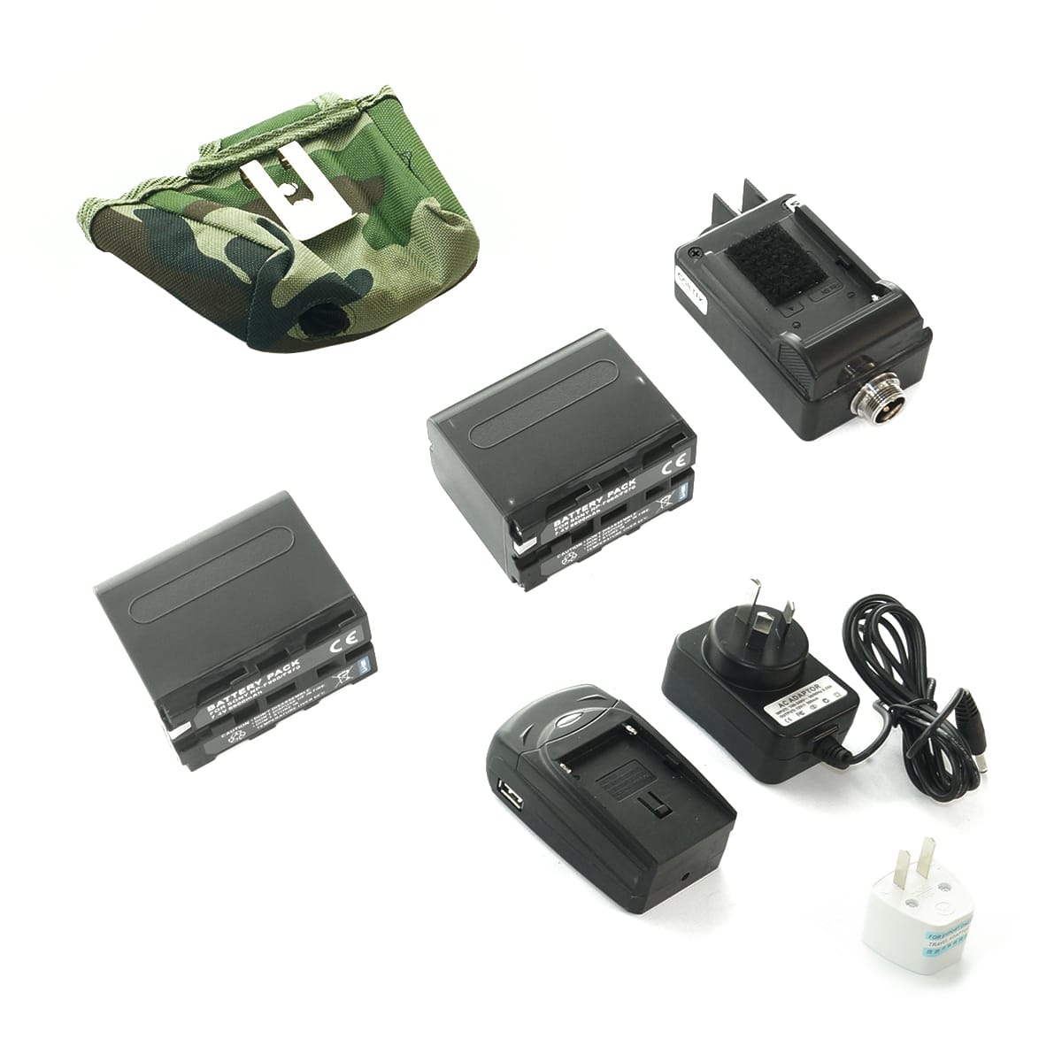 Coiltek Lithium Ion Switchable Regulator Kit with 2 Rechargeable Batteries - Perfect for Metal Detecting, Gold Prospecting & Outdoor Adventures