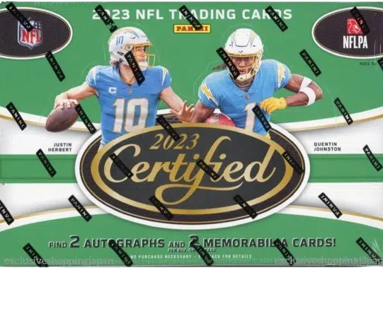 2023 Certified Football Hobby Box - Authentic NFL Trading Cards Collection for Sports Fans & Collectors - Perfect for Gifts, Investments, and Fantasy Football Enthusiasts