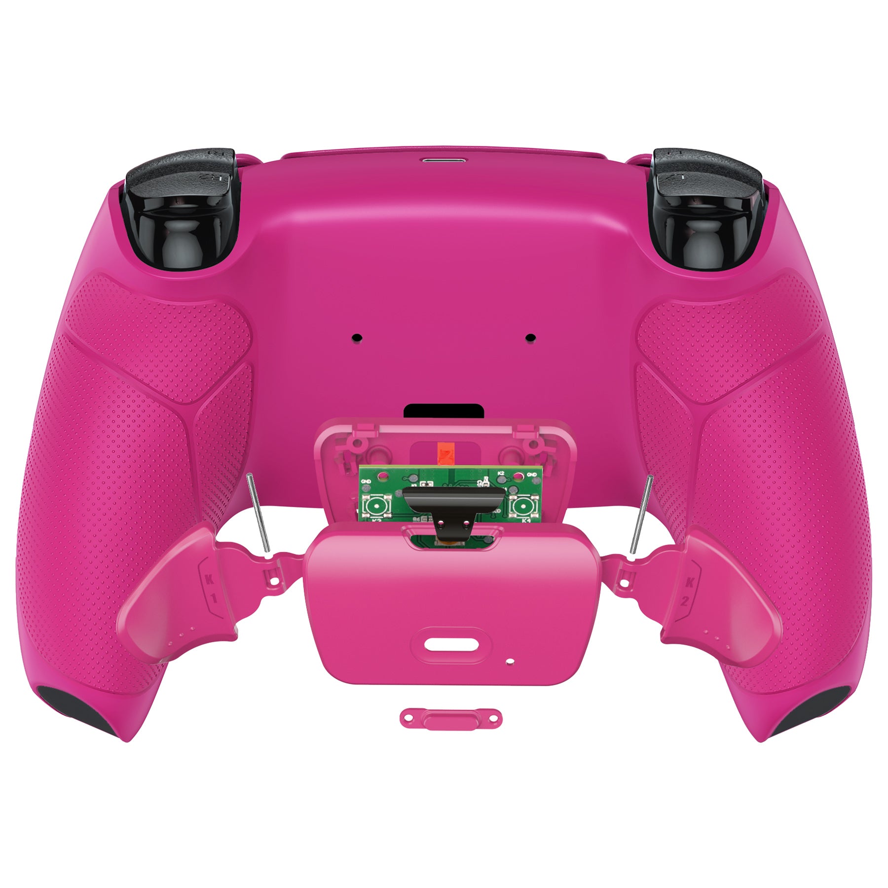 eXtremeRate Remappable Rise 2.0 Remap Kit for PS5 Controller BDM 010 & BDM 020 - Rubberized Nova Pink Back Buttons | Customizable Gaming Accessory for Enhanced Playstation 5 Performance | Perfect for FPS, RPG & Competitive Gaming