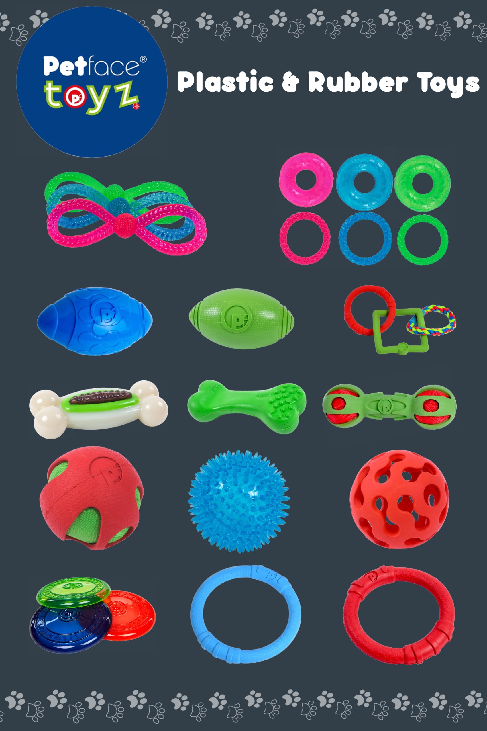 Durable Rubber Ring Dog Chew Toy for Large Dogs - Tough & Interactive Pet Toy for Aggressive Chewers, Playtime & Training - Perfect for Fetch, Tug-of-War & Outdoor Activities