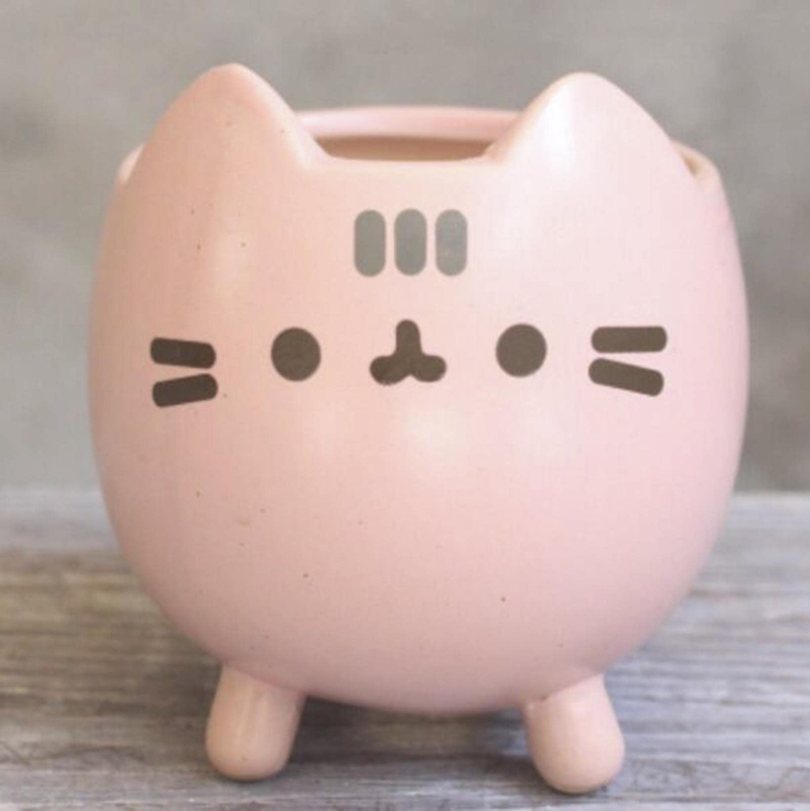 Adorable Cat-Shaped Flower Pot with Drainage Hole - Cute Succulent Planter, Animal Home & Garden Decor, Bonsai Pot - Perfect for Indoor Plants, Office Desk Decor, Birthday Gifts & Housewarming Presents
