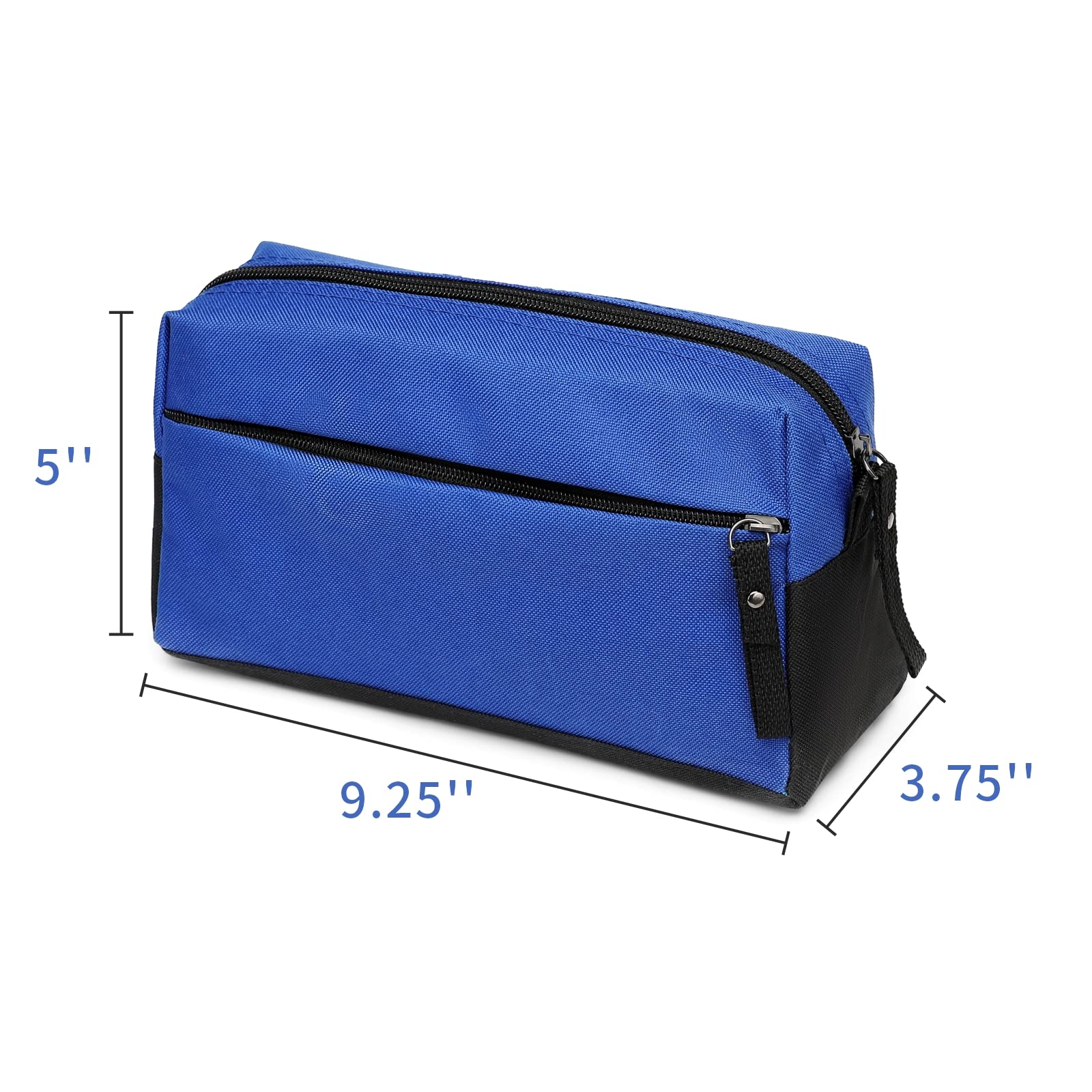 Waterproof Travel Toiletry Bag for Women & Men - Large Cosmetic Makeup Organizer Pouch with Hanging Hook - Perfect for Vacation, Gym, Camping & Business Trips (Royal Blue)