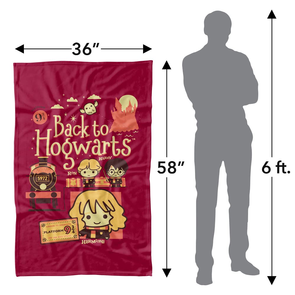 Harry Potter Back to Hogwarts Platform 9 3/4 Fleece Blanket 36