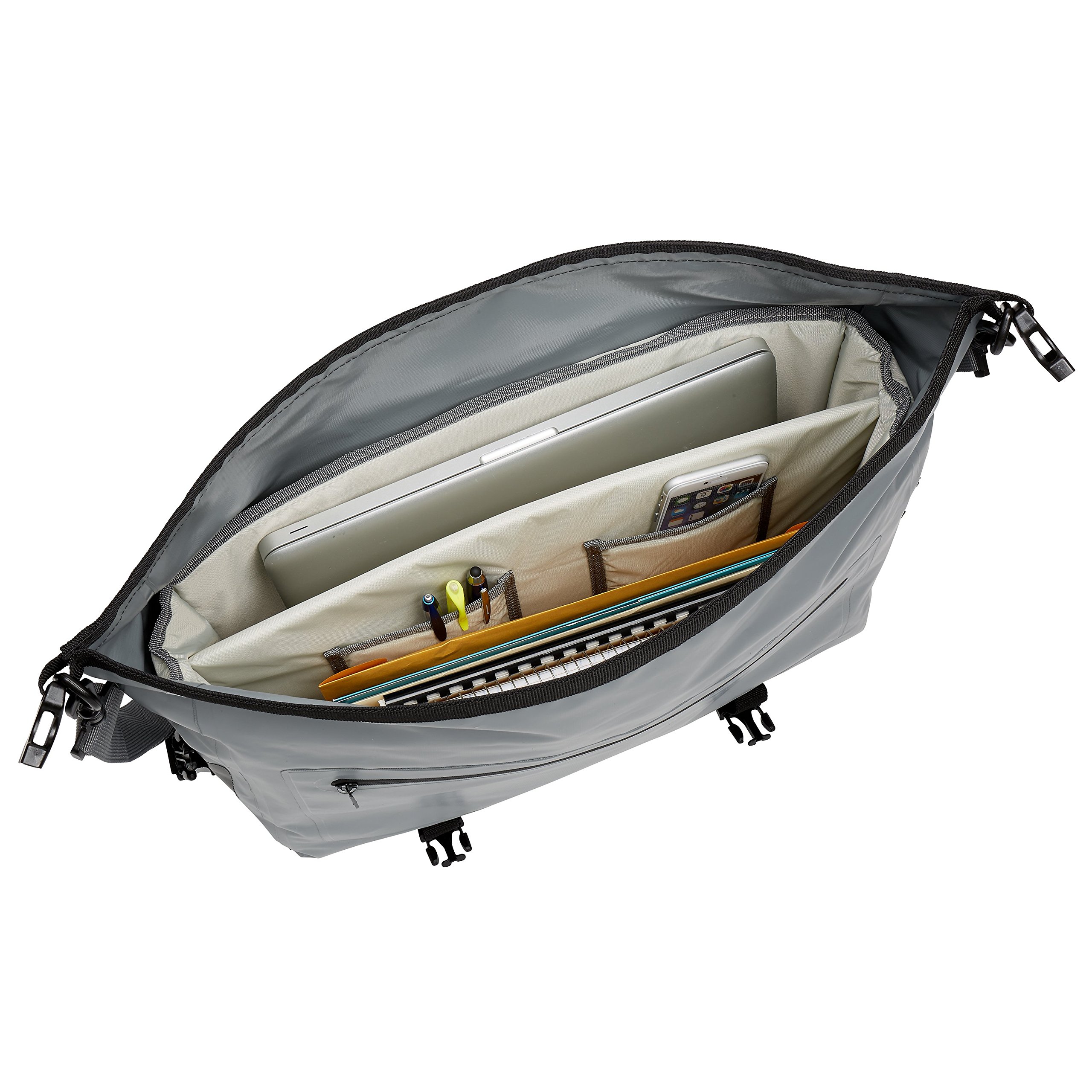 Waterproof Messenger Bag for Men & Women - BriefSak Durable Crossbody Sling Bag - Ideal for Travel, Work, Hiking & Outdoor Activities