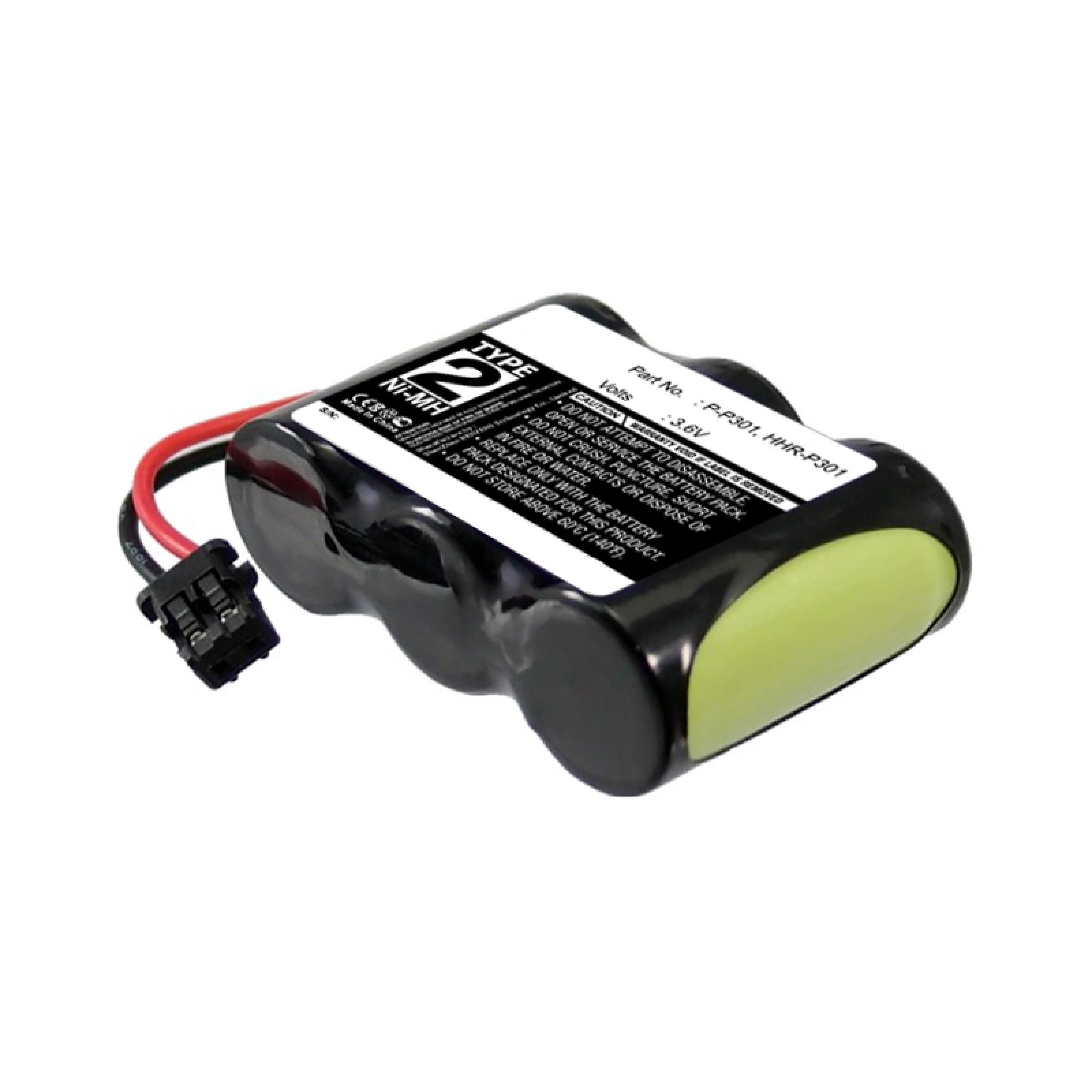 Replacement Cordless Phone Batteries for Panasonic KX-TC165B - 5 Pack Ni-CD 3.6V 350mAh High Capacity UL124 Batteries - Perfect for Home & Office Cordless Phones