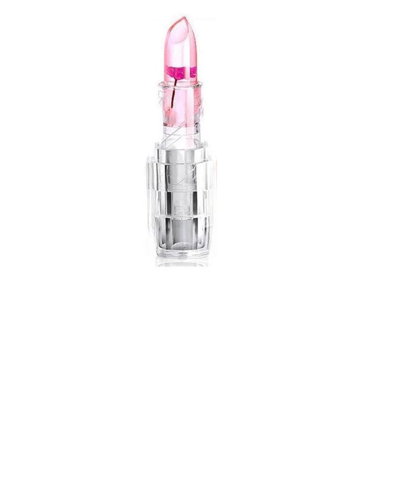 Temperature Changing Matte Lipstick - VBA Jelly Flower Color Changing Lip Gloss with Moisturizing Effect, Magic Pink Flower (Perfect for Date Night, Parties & Everyday Wear)