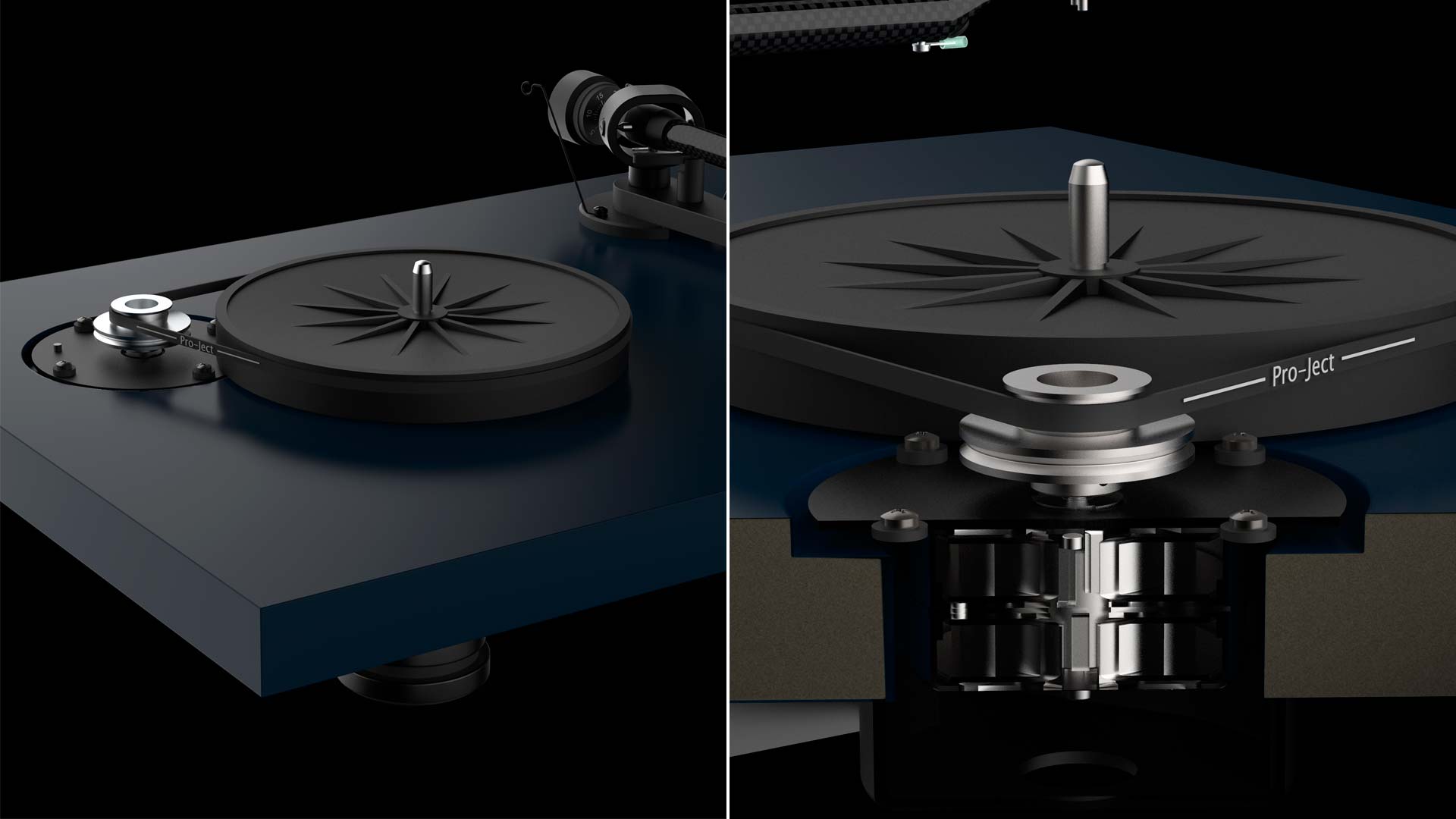 Pro-Ject Debut Carbon EVO Turntable - High-End Audiophile Vinyl Record Player with Ortofon 2M Red Cartridge - Perfect for Home Audio & Music Enthusiasts