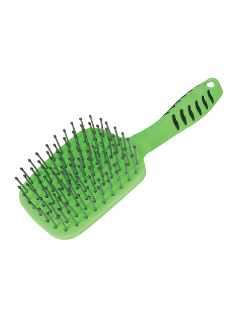 Hy Equestrian Vivid Mane and Tail Brush for Horses - Soft Bristle Grooming Brush for Show Horses & Daily Care - Perfect for Detangling, Shining & Massaging Horse Hair