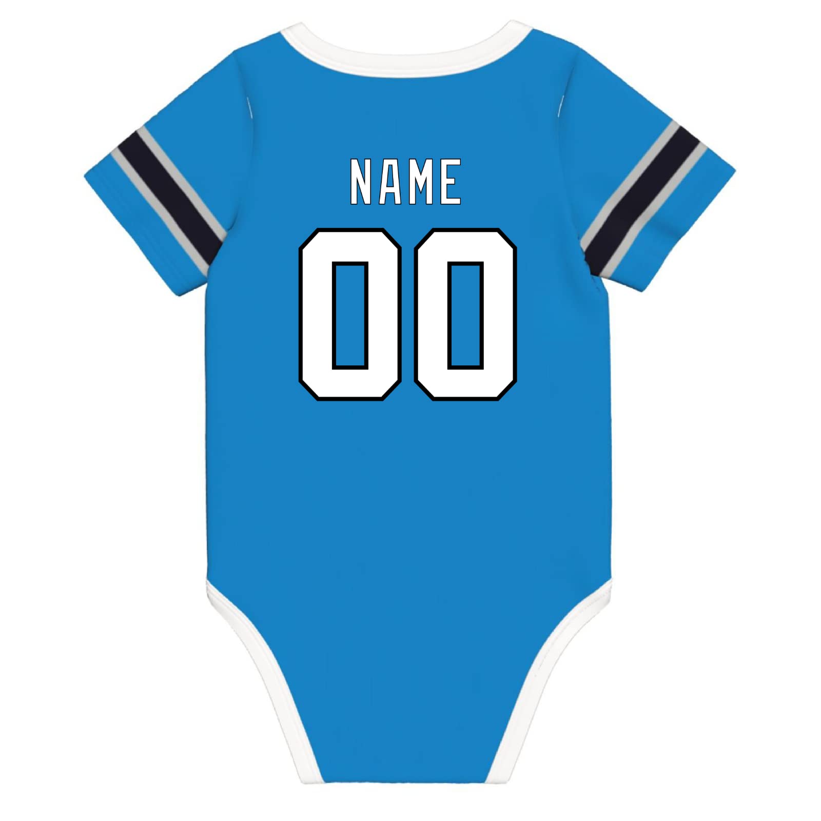 Custom Personalized Baby Clothes Set - 100% Cotton Embroidered Outfit with Name & Number - Perfect Baby Shower Gift & Newborn Photo Outfit