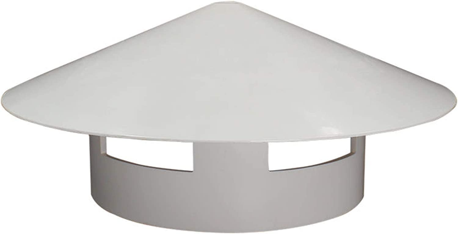PVC Chimney Cowl Cap - Rain & Snow Cover Protector for Chimney Flue | Weatherproof & Durable | Perfect for Fireplace, Wood Stove & Outdoor Use