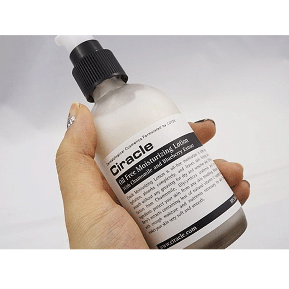 Ciracle Oil Free Moisturizing Lotion 3.56oz for Acne-Prone & Oily Skin - Lightweight Hydration for Face & Body - Day & Night Use