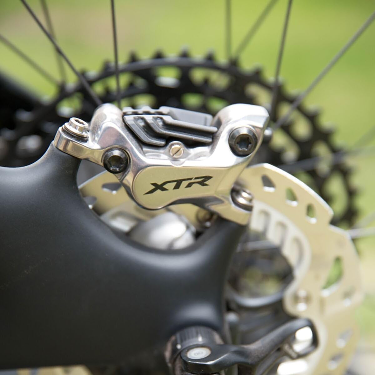 Shimano XTR M9120 Disc Brake Caliper - Stealth Gray (Front/Rear) | High-Performance Mountain Bike Brakes for Trail & Enduro Riding