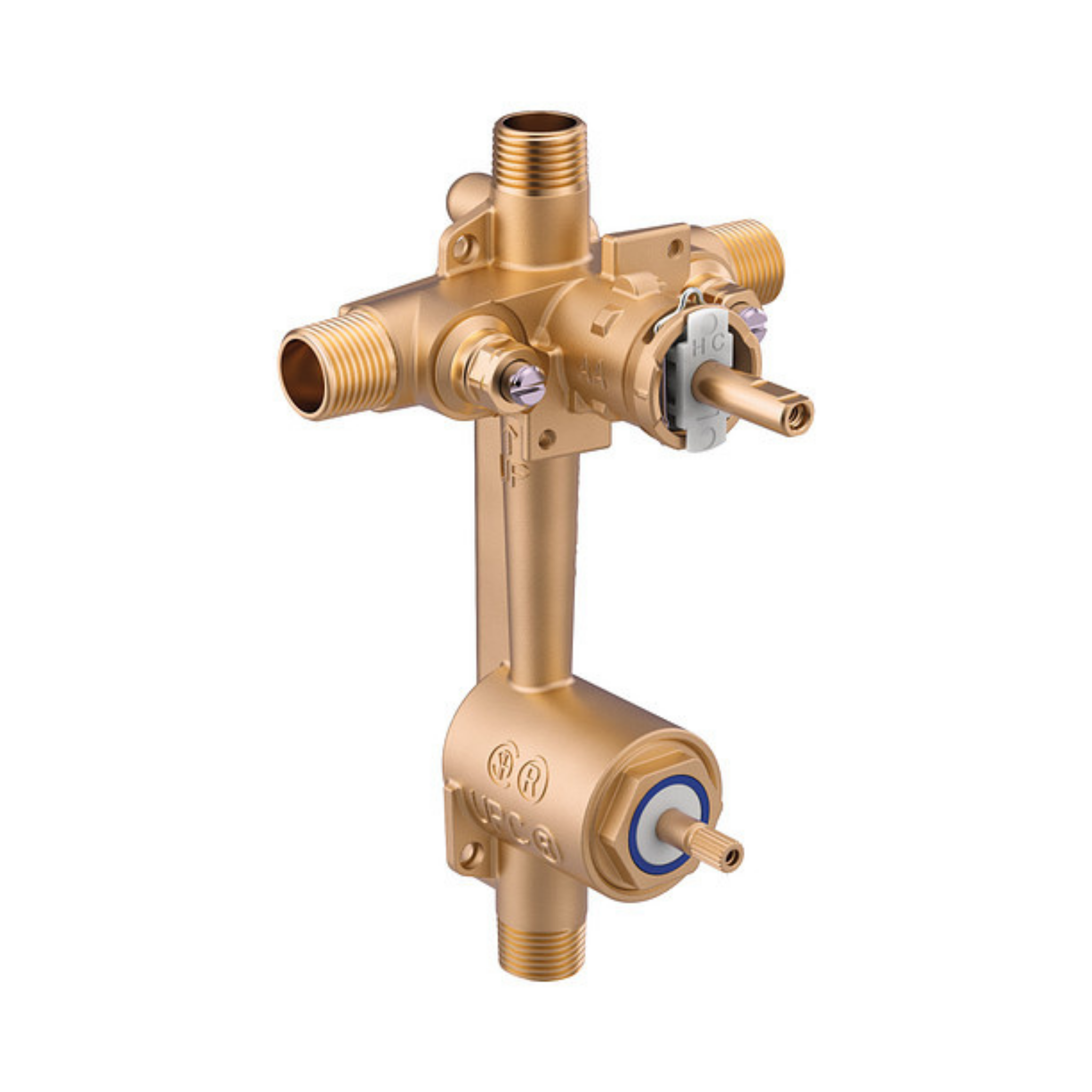 Moen M-Pact Posi-Temp Pressure Balancing Shower Valve with Diverter, 1/2