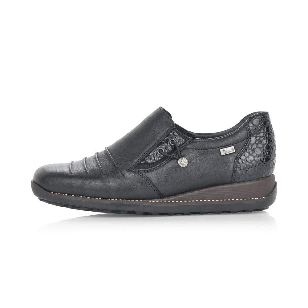 Rieker 44254-00 Women's Black Dress Pumps - Comfortable Office Work Shoes for Business & Formal Occasions