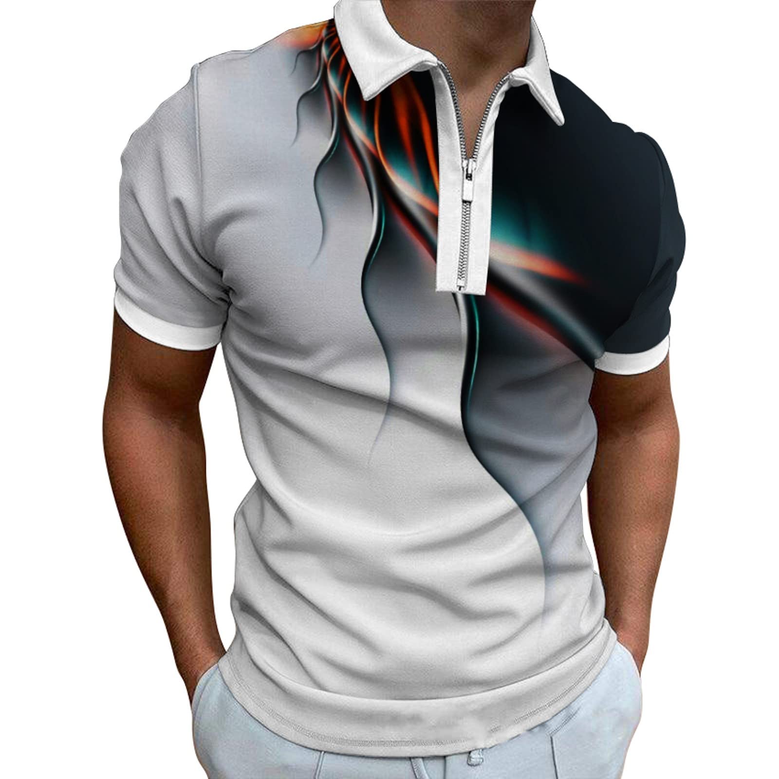 Men's Athletic Fit T-Shirts & Big and Tall Dress Shirts | Half Zip Collar Casual & Formal Shirts for Workout, Office & Everyday Wear