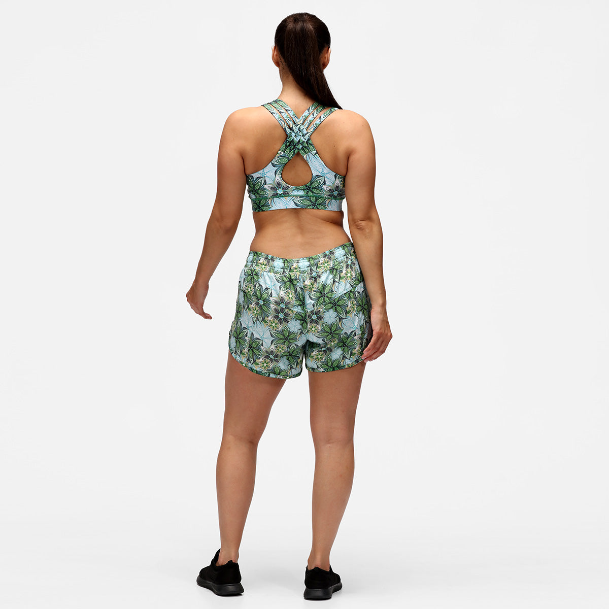 Mandala Loose Fit Workout Shorts for Women - Comfortable Yoga Running Gym Athletic Shorts with Pockets - Perfect for Yoga, Running, Gym & Lounge Wear