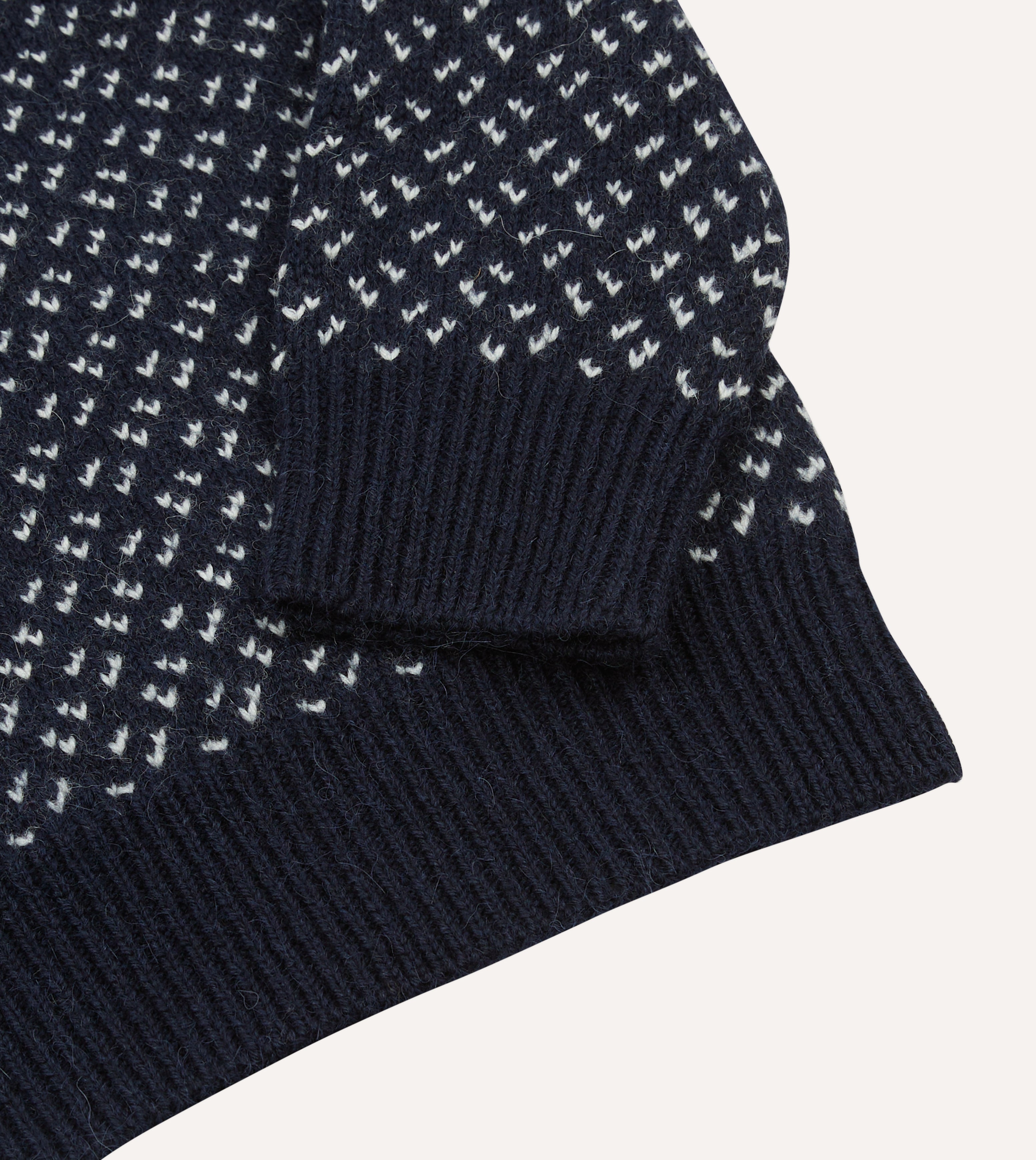 Premium Norwegian Birdseye Wool Alpaca Blend Crew Neck Sweater for Men - Warm Winter Knitwear for Outdoor Adventures & Casual Office Wear