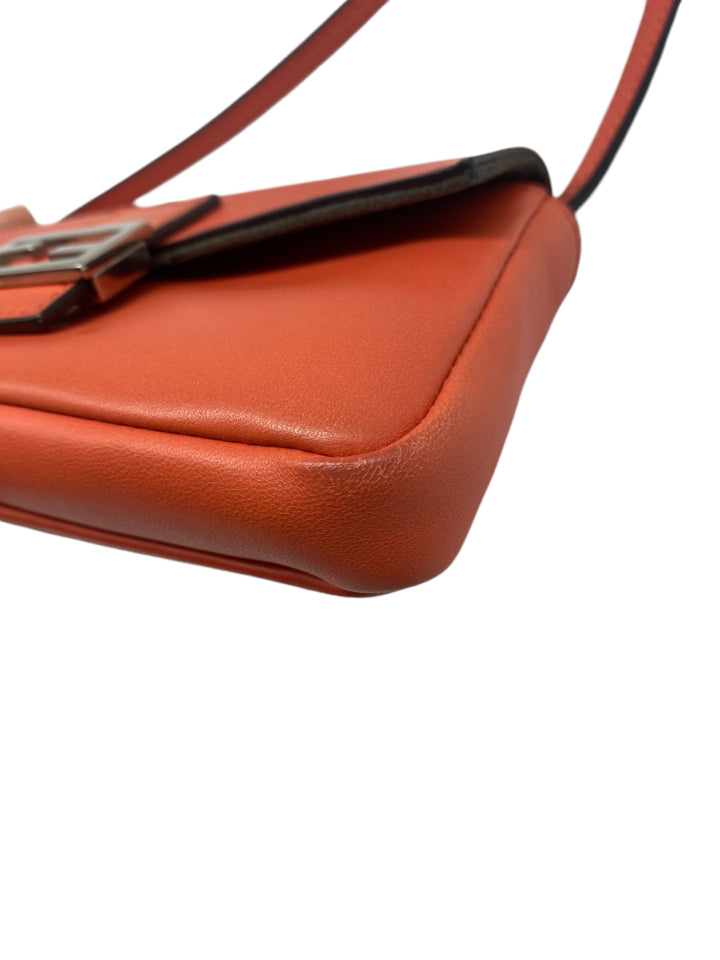 Authentic Fendi Nappa Leather Micro Baguette Bag - Luxury Designer Crossbody Purse for Women | Perfect for Parties, Date Nights & Everyday Elegance