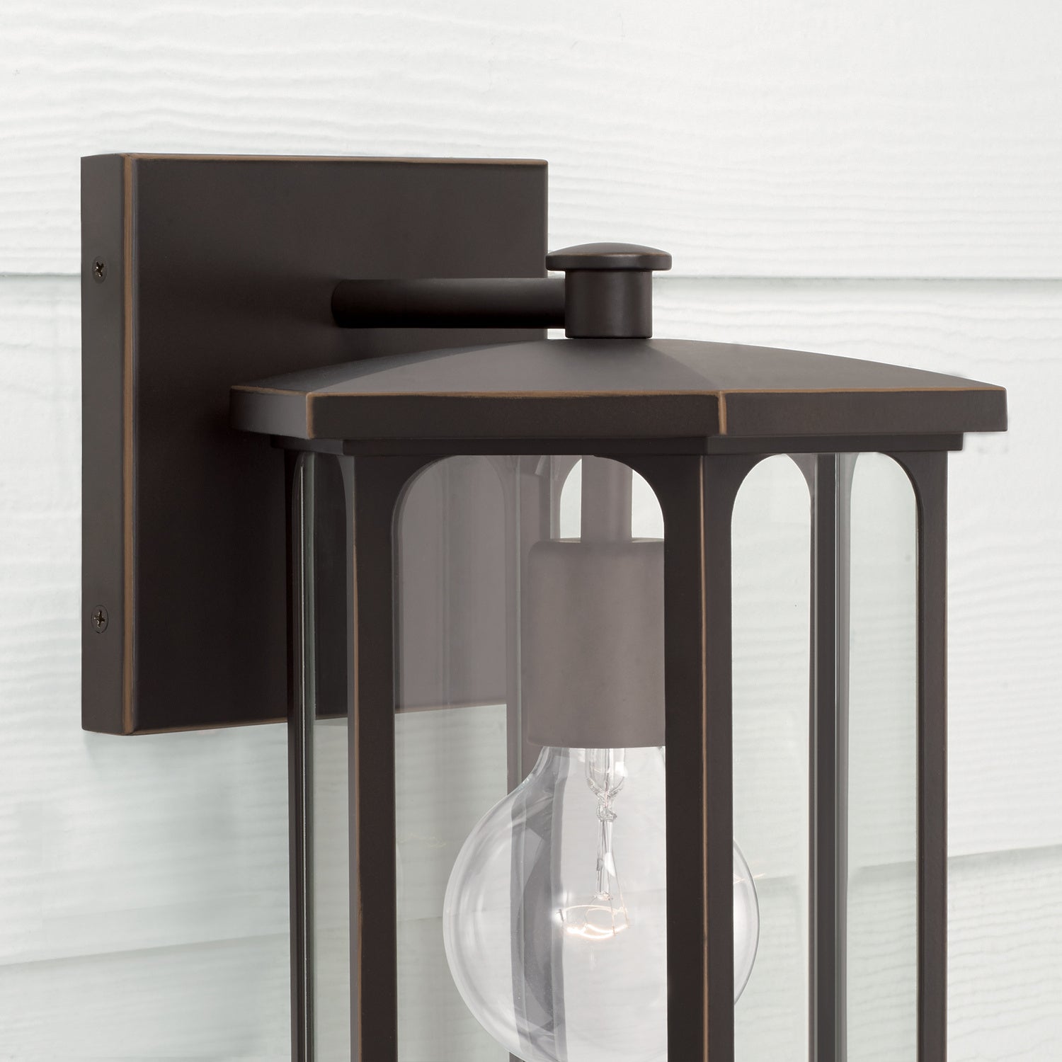 Capital Lighting One Light Outdoor Wall Lantern - Weatherproof Exterior Sconce for Porch, Patio, and Garden Lighting