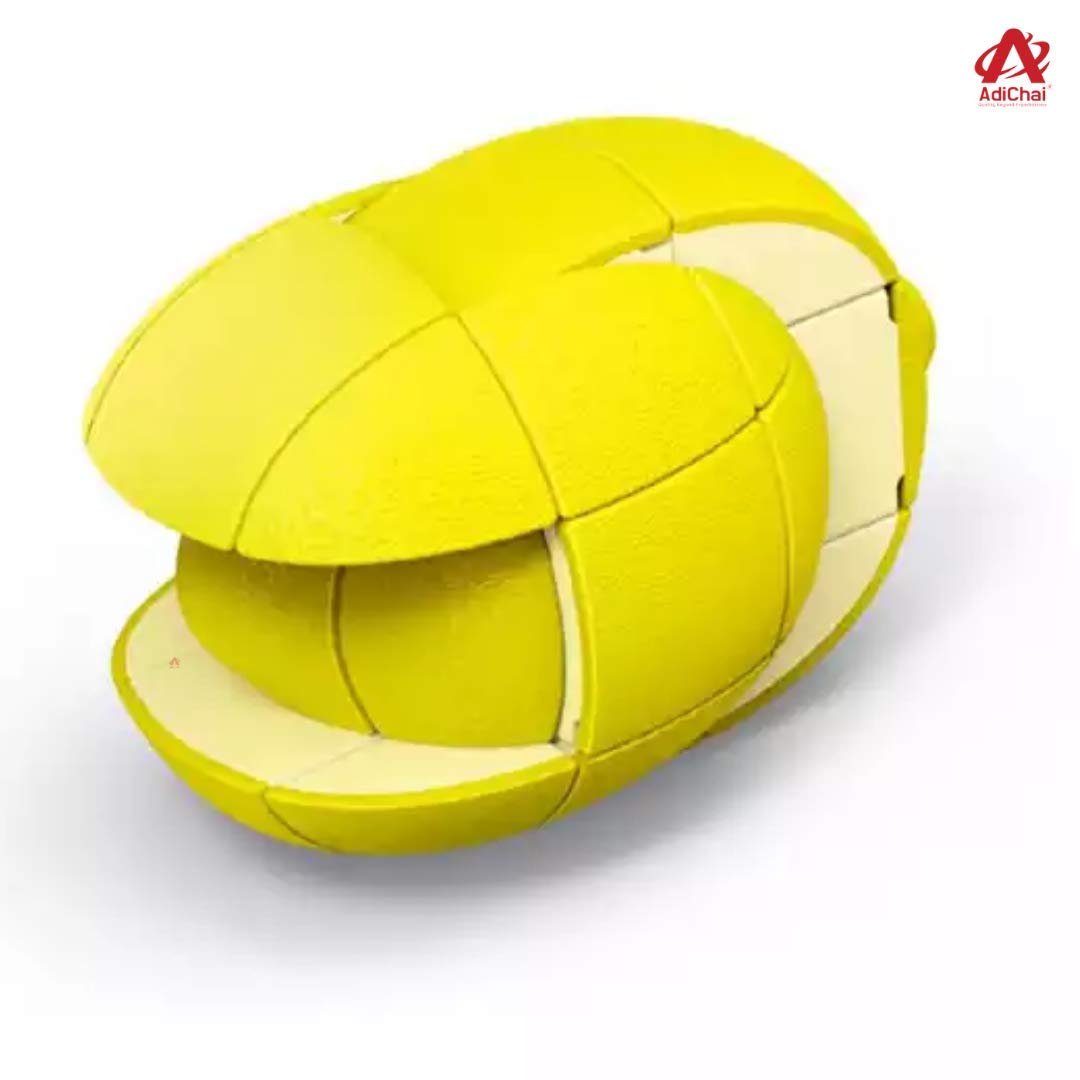Adichai 3x3 Speed Cube - Fruit Shaped Lemon Design, Smooth Turning Puzzle Game for Kids & Adults - Perfect for Stress Relief, Brain Training & Party Games