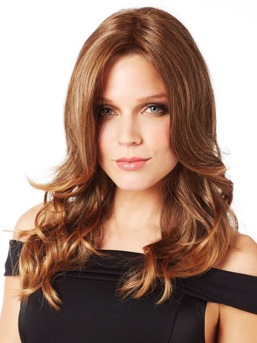 Bridgette Synthetic Lace Front Wig with Basic Cap - Natural Looking Human Hair Wig for Women | Perfect for Cosplay, Daily Wear & Special Occasions