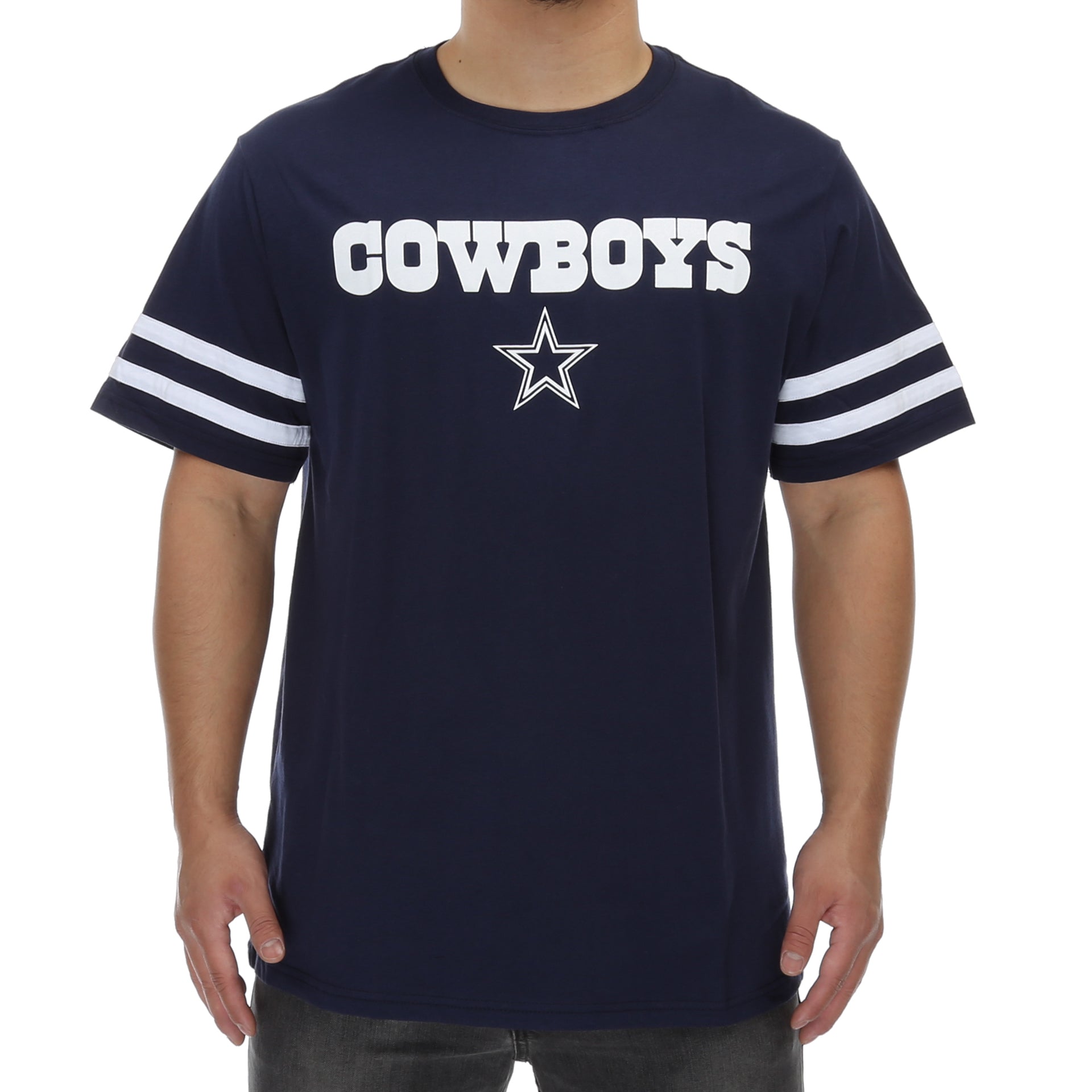 Official Dallas Cowboys Lewin T-Shirt - Navy Blue - Comfortable Cotton Fan Apparel for Game Day & Casual Wear