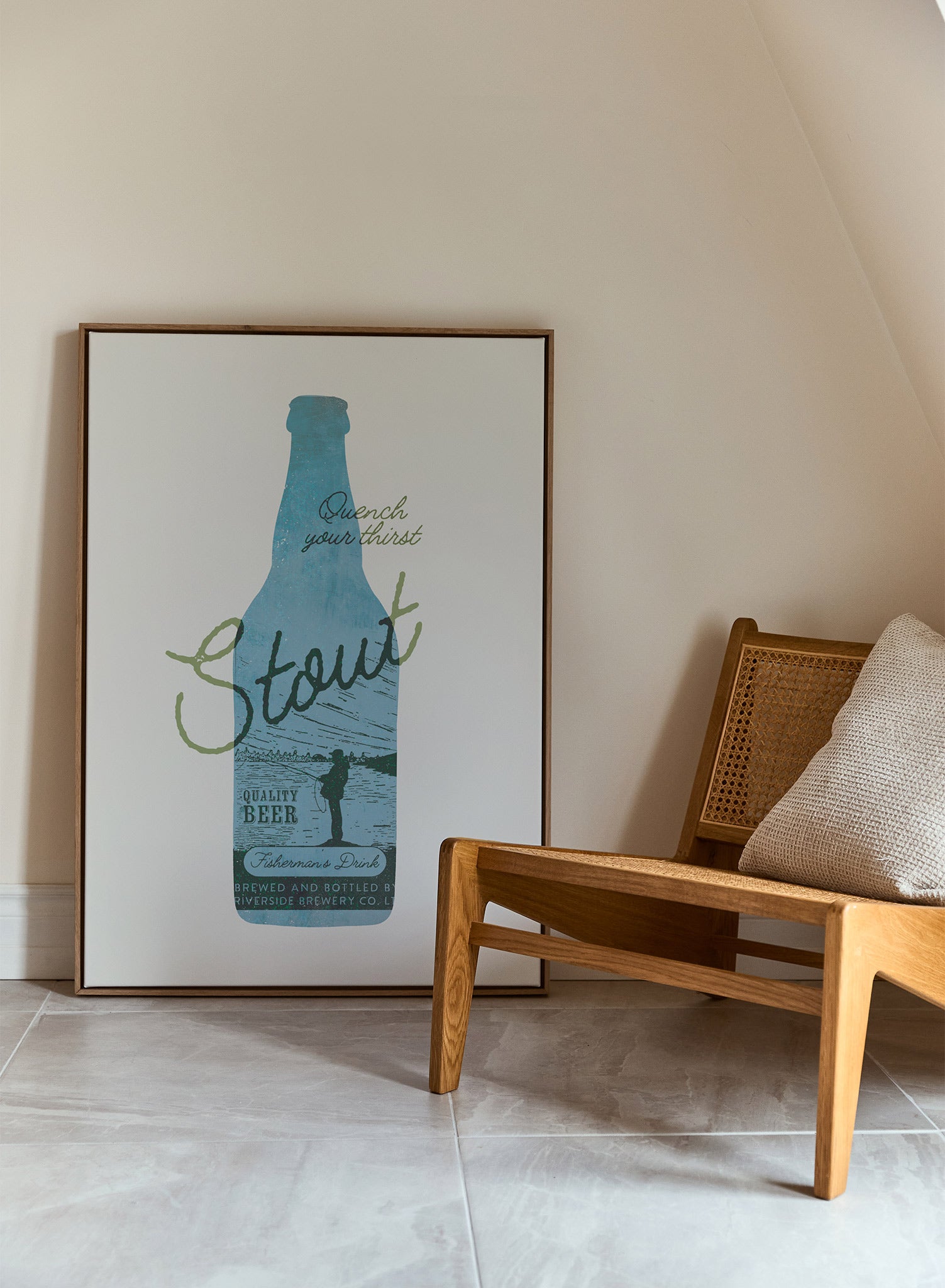 Stay Hydrated in Style - Quench Your Thirst Motivational Poster - Perfect for Home, Office & Gym Decor