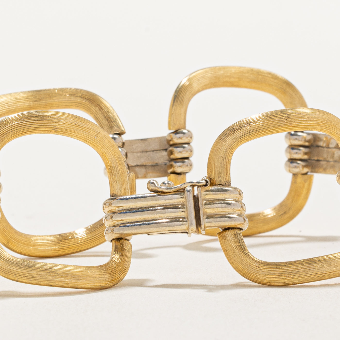 18K Two-Tone Gold Bracelet for Women | 7 Inches | Elegant Jewelry Gift for Anniversary, Birthday & Special Occasions