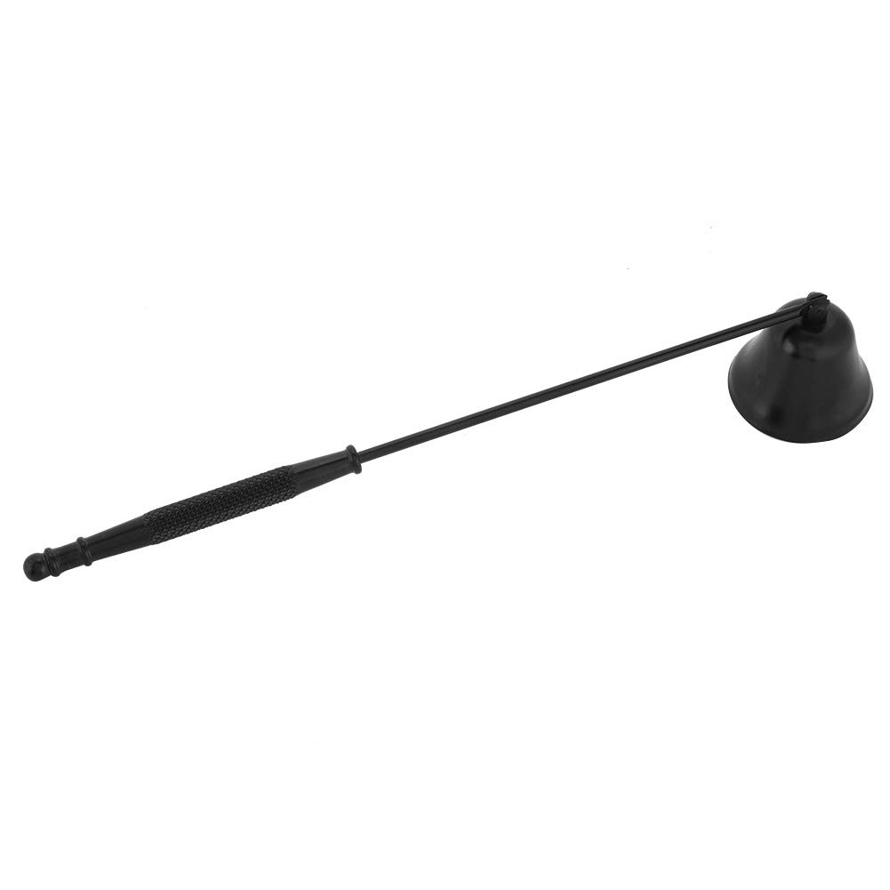 Jacksking Stainless Steel Candle Snuffer & Wick Trimmer Kit - Black, Premium Flame Extinguisher Tool for Home Decor, Wedding, Spa & Relaxation Scenes