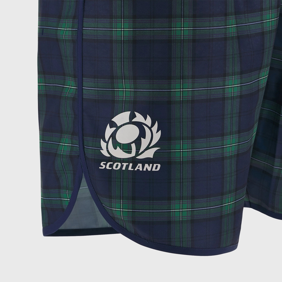 Scotland Rugby Tartan Shorts - Official Macron Sportswear for Men | Perfect for Rugby Matches, Training & Casual Wear