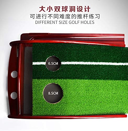 Premium Golf Putting Green Mat - Professional Training Aid for Indoor & Outdoor Practice - Perfect for Home, Office, Backyard & Game Room Use