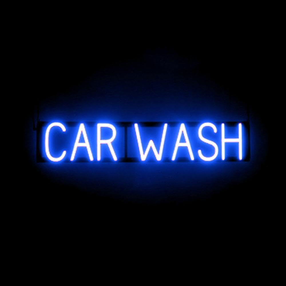 SpellBrite LED Car Wash Sign for Businesses - 33.0