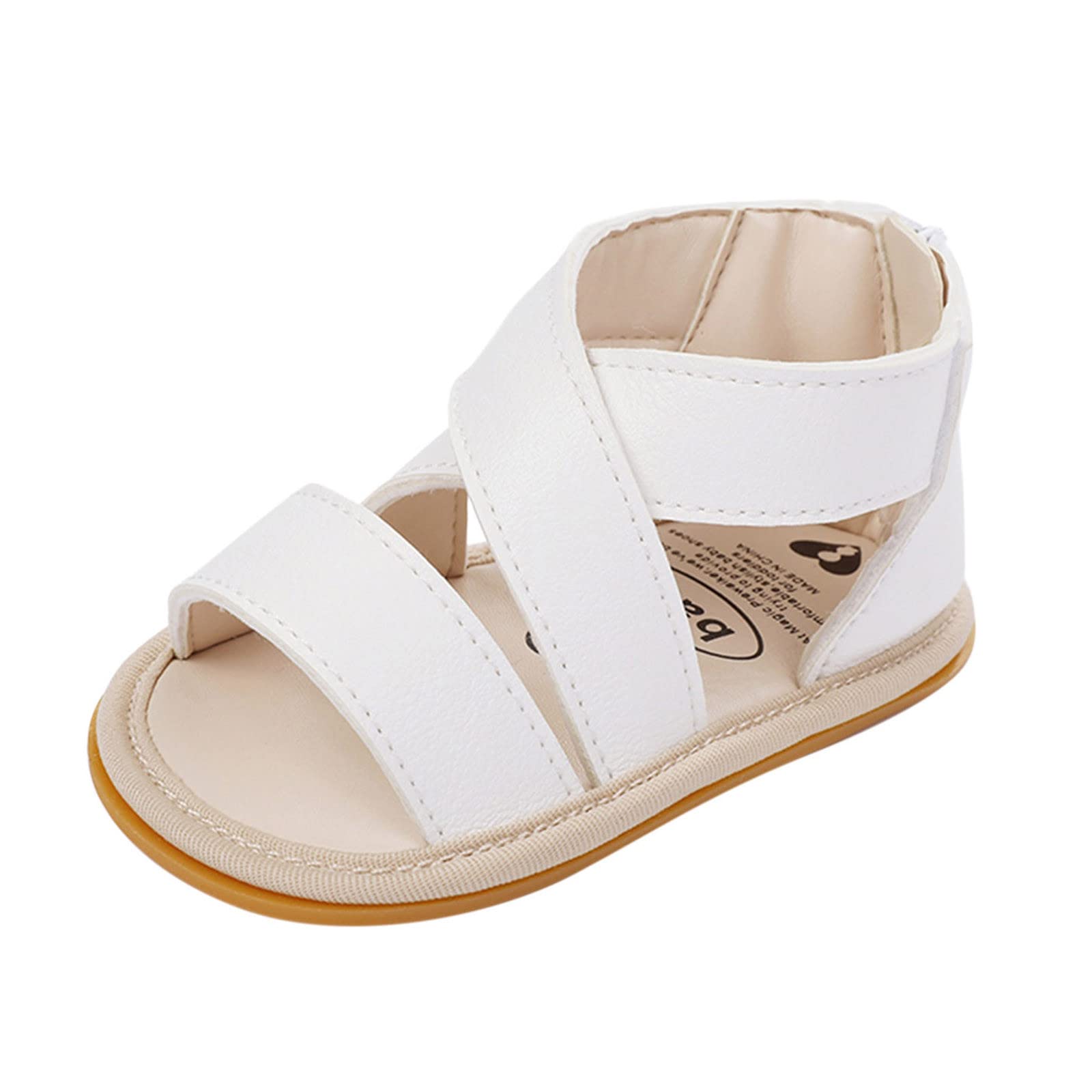 Baby First Walkers Shoes - Toddler Flat Sandals for Boys & Girls | Summer Dress Shoes for Infants