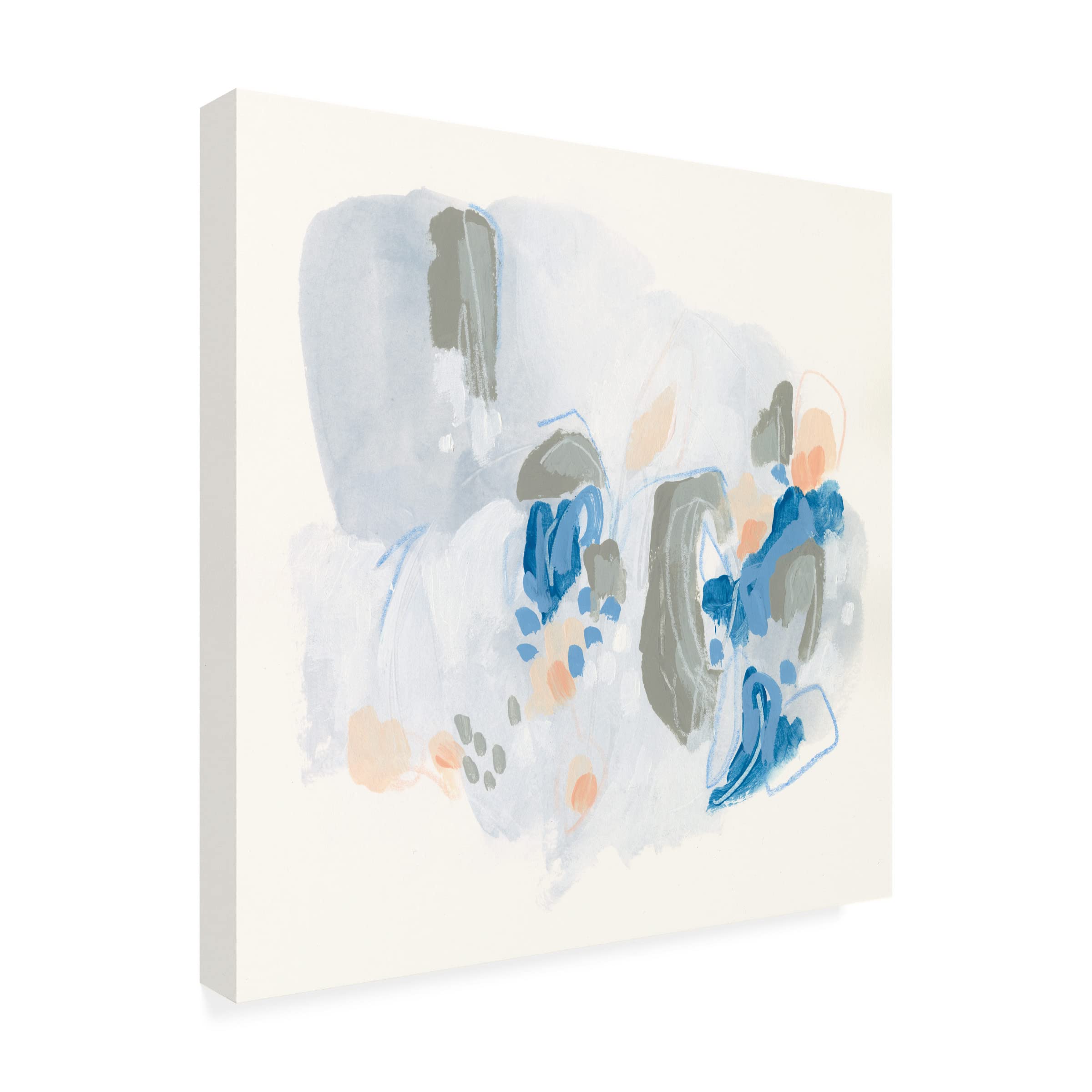 Trademark Fine Art 'Light Refraction II' Abstract Canvas Wall Art by June Erica Vess - Modern Home Decor for Living Room, Bedroom & Office