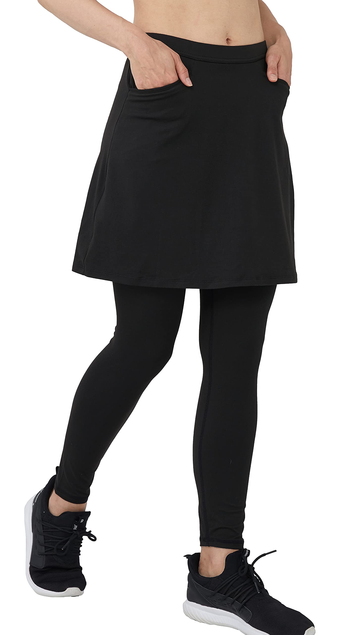 Alvon Women's Skirt with Attached Leggings - Modest Golf & Tennis Skirted Leggings for Active Wear | Perfect for Sports, Workouts & Casual Outfits