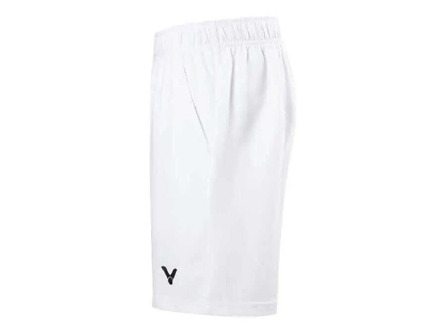 Victor R 32201A Junior Shorts - White | Comfortable Athletic Shorts for Kids | Perfect for Running, Gym & Casual Wear