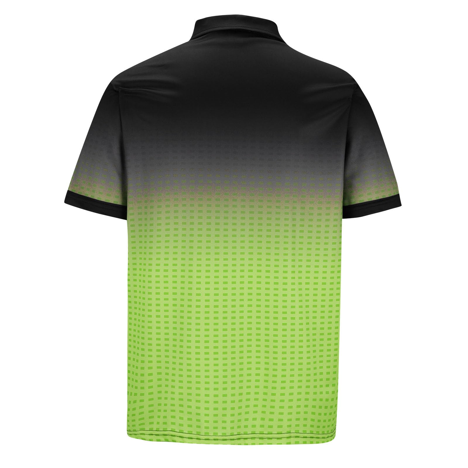 Men's Gradient Polo Shirts - Short Sleeve Summer Golf T-Shirts - Fashion Work & Casual Blouse Tops for Office, Golf & Outdoor Activities (2024 Collection)