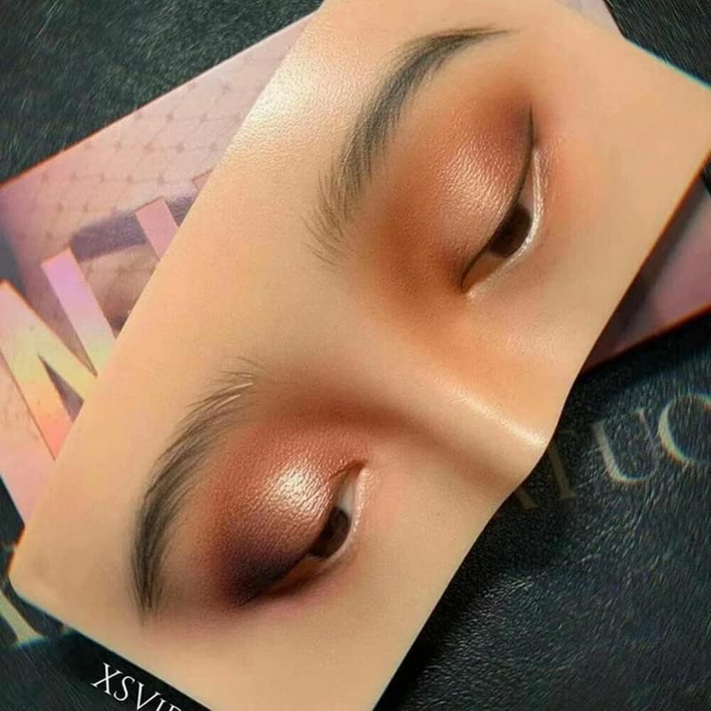 1PC Silicone Face & Eye Makeup Practice Board - Perfect Makeup Training Aid for Beginners & Professionals | Ideal for Beauty Schools, Home Practice & Professional Makeup Artist Training