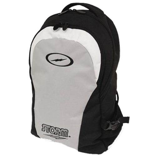 Storm Waterproof Backpack - Black/Silver - Lightweight & Durable Travel Backpack for Hiking, Camping, School & Work