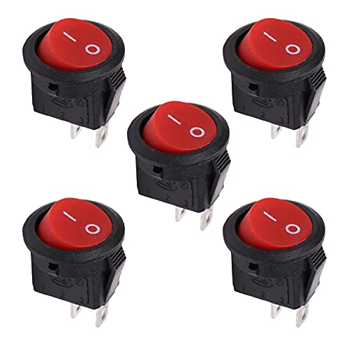 5Pcs 2 Position 2 Pin Red