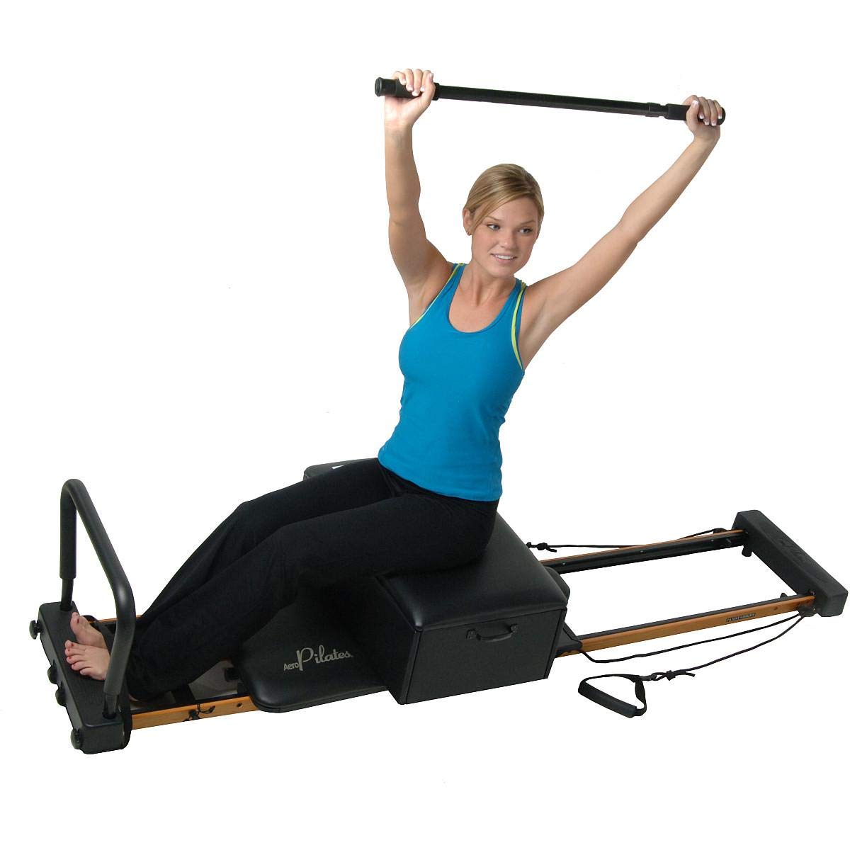 Stamina AeroPilates Box & Pole - Premium Pilates Equipment for Home Workouts | Perfect for Core Strength Training, Flexibility Exercises & Full Body Toning | Ideal for Yoga Studios, Gyms & Home Fitness Spaces